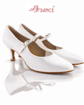 BD dance shoes 137D Style - White Satin