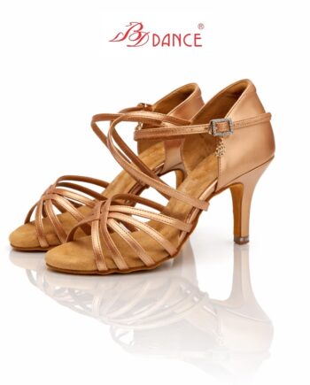 BD dance shoes 216E Style - Tan Leather
