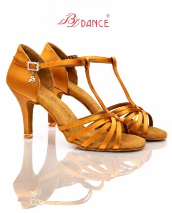 BD dance shoes 217 Style - Satin 3#Tan