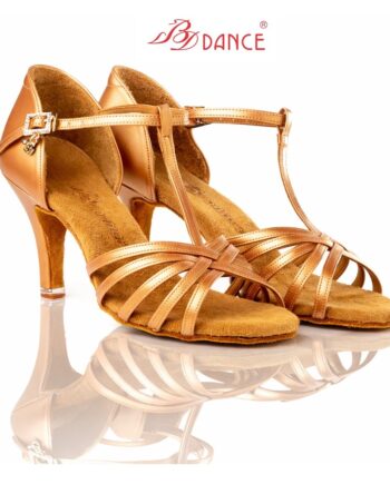 BD dance shoes 217E Style - Tan Leather